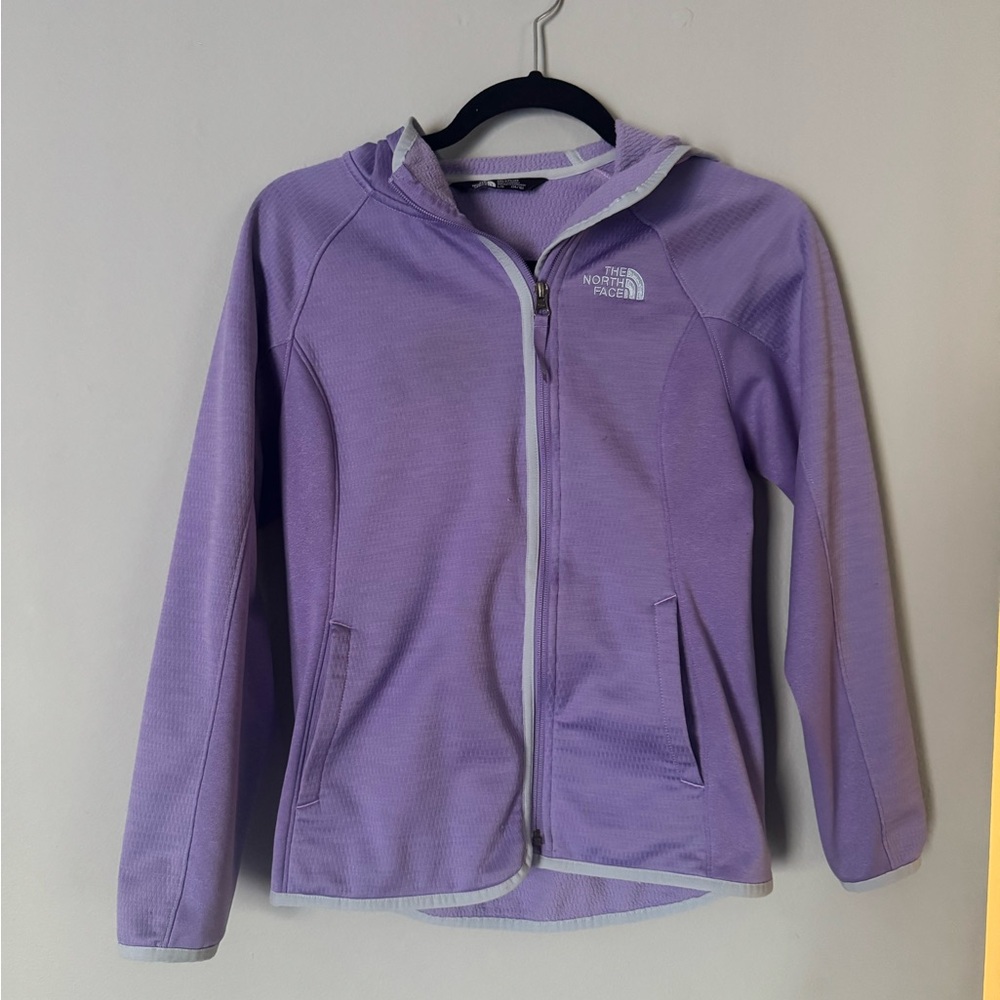 The North Face Kids Lavender Full-Zip Hoodie